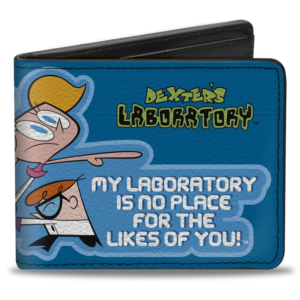 8692 Warner Bros. Animation Wallet, Bifold, Dexters Laboratory No Place
